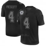 Camiseta NFL Limited Dallas Cowboys Prescott 2019 Salute To Service Negro