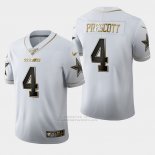Camiseta NFL Limited Dallas Cowboys Prescott Golden Edition Blanco