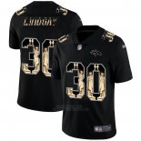 Camiseta NFL Limited Denver Broncos Lindsay Statue of Liberty Fashion Negro