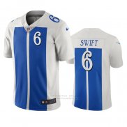 Camiseta NFL Limited Detroit Lions D'andre Swift Ciudad Edition Blanco Azul