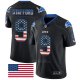 Camiseta NFL Limited Detroit Lions Stafford Rush USA Flag Negro