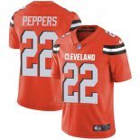 Camiseta NFL Limited Hombre 22 Peppers Cleveland Browns Naranja