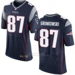 Camiseta NFL Limited Hombre 87 Gronkowski Cooks New England Patriots Negro