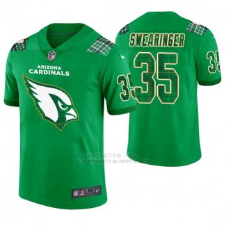 Camiseta NFL Limited Hombre Arizona Cardinals D.j. Swearinger St. Patrick's Day Verde