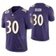 Camiseta NFL Limited Hombre Baltimore Ravens Kenneth Dixon Violeta Vapor Untouchable