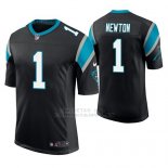 Camiseta NFL Limited Hombre Carolina Panthers Cam Newton Negro Vapor Untouchable