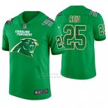 Camiseta NFL Limited Hombre Carolina Panthers Eric Reid St. Patrick's Day Verde