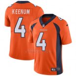 Camiseta NFL Limited Hombre Denver Broncos 4 Case Keenum Naranja Stitched Vapor Untouchable