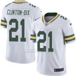 Camiseta NFL Limited Hombre Green Bay Packers 21 Ha Ha Clinton Dix Blanco Stitched Vapor Untouchable