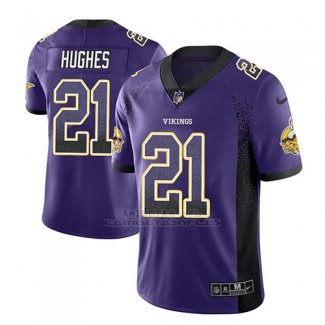 Camiseta NFL Limited Hombre Minnesota Vikings Mike Hughes Violeta 2018 Drift Fashion Color Rush