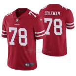Camiseta NFL Limited Hombre San Francisco 49ers Shon Coleman Rojo Vapor Untouchable