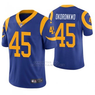 Camiseta NFL Limited Hombre St Louis Rams Ogbonnia Okoronkwo Azul Vapor Untouchable