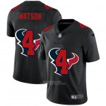 Camiseta NFL Limited Houston Texans Watson Logo Dual Overlap Negro