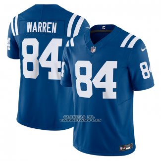 Camiseta NFL Limited Indianapolis Colts Tyler Warren Vapor F.U.S.E. Royal
