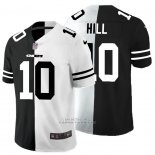 Camiseta NFL Limited Kansas City Chiefs Hill Black White Split