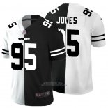 Camiseta NFL Limited Kansas City Chiefs Jones White Black Split