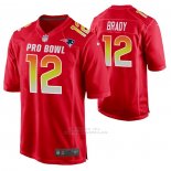 Camiseta NFL Limited New England Patriots Tom Brady 2019 Pro Bowl Rojo