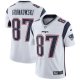 Camiseta NFL Limited Nino New England Patriots 87 Gronkowski Blanco