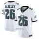 Camiseta NFL Limited Philadelphia Eagles Saquon Barkley Vapor F.U.S.E. Blanco
