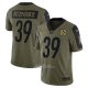 Camiseta NFL Limited Pittsburgh Steelers Minkah Fitzpatrick 2021 Salute To Service Verde