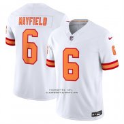 Camiseta NFL Limited Tampa Bay Buccaneers Baker Mayfield Vapor F.U.S.E. Blanco