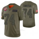 Camiseta NFL Limited Washington Commanders Geron Christian 2019 Salute To Service Verde