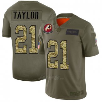 Camiseta NFL Limited Washington Commanders Taylor 2019 Salute To Service Verde