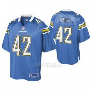 Camiseta NFL Los Angeles Chargers Uchenna Nwosu Powder Azul Pro Line