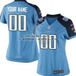 Camiseta NFL Mujer Tennessee Titans Personalizada Azul