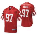 Camiseta NFL San Francisco 49ers Bryant Young Rojo Pro Line