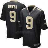 Camiseta New Orleans Saints Brees Negro Nike Game NFL Hombre