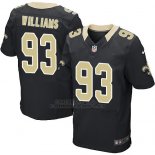 Camiseta New Orleans Saints Williams Negro Nike Elite NFL Hombre