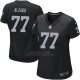 Camiseta Oakland Raiders Alzado Negro Nike Game NFL Mujer