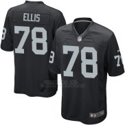 Camiseta Oakland Raiders Ellis Negro Nike Game NFL Hombre