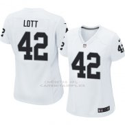 Camiseta Oakland Raiders Lott Blanco Nike Game NFL Mujer
