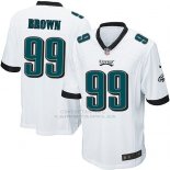 Camiseta Philadelphia Eagles Brown Blanco Nike Game NFL Hombre Camiseta Philadelphia Eagles Brown Blanco Nike Game NFL Hombre