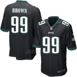 Camiseta Philadelphia Eagles Brown Negro Nike Game NFL Nino