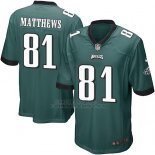 Camiseta Philadelphia Eagles Matthews Verde Nike Game NFL Oscuro Nino