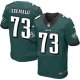 Camiseta Philadelphia Eagles Seumalo Verde Nike Elite NFL Oscuro Hombre