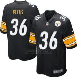 Camiseta Pittsburgh Steelers Bettis Negro Nike Game NFL Nino