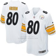 Camiseta Pittsburgh Steelers Green Blanco Nike Game NFL Hombre