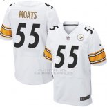 Camiseta Pittsburgh Steelers Moats Blanco Nike Elite NFL Hombre
