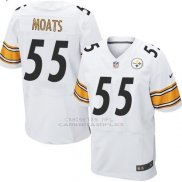 Camiseta Pittsburgh Steelers Moats Blanco Nike Elite NFL Hombre