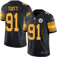 Camiseta Pittsburgh Steelers Tuitt Negro Nike Legend NFL Hombre