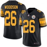 Camiseta Pittsburgh Steelers Woodson Negro Nike Legend NFL Hombre