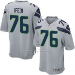Camiseta Seattle Seahawks Ifedi Gris Nike Game NFL Nino