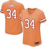 Camiseta Tampa Bay Buccaneers Sims Naranja Nike Game NFL Mujer