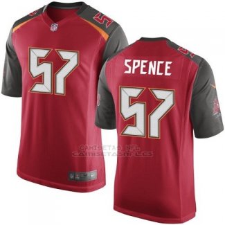 Camiseta Tampa Bay Buccaneers Spence Rojo Nike Game NFL Nino