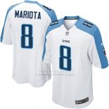 Camiseta Tennessee Titans Mariota Blanco Nike Game NFL Hombre