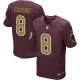 Camiseta Washington Commanders Cousins Apagado Rojo Nike Elite NFL Hombre